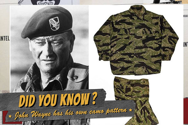 Did your know?  John Wayne has his own camo pattern