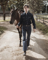 SL713 Rancher Denim Shirts - Black
