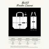 Bk513 Porter Canvas Tote