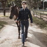 SL713 Rancher Denim Shirts - Black