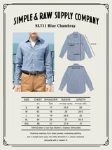 SL711 Blue Chambray