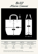 Bk512 Mason Canvas Tote