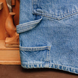 Sk858 Carpenter Denim Shorts (MidBlue)