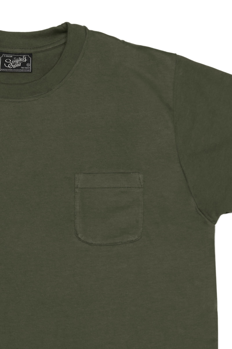 TS759 Classic Pocket Tee (Olive)