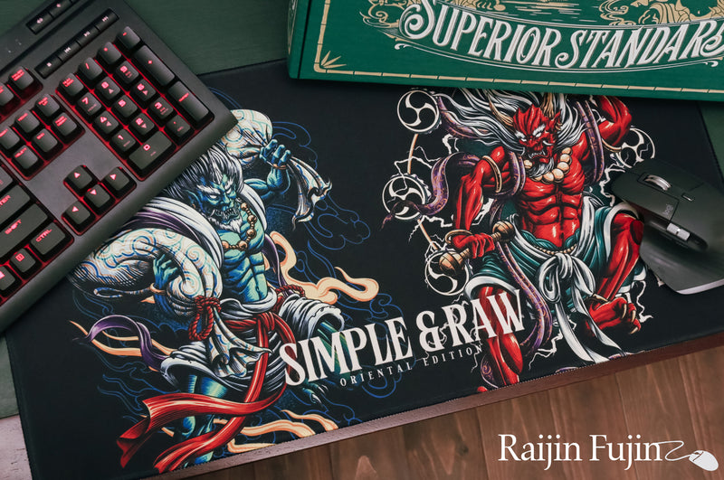 AC202 Raijin Fujin Mouse Pad