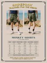 SK854 Monkey Shorts (Green)