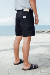Sk858 BillyBlue Carpenter Denim Shorts (Black)