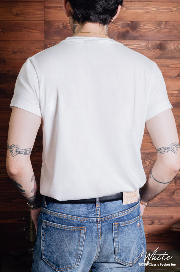 TS759 Classic Pocket Tee (White)