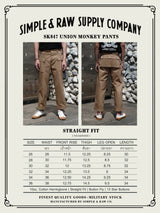 Sk847 Union Monkey Pants (Brown)
