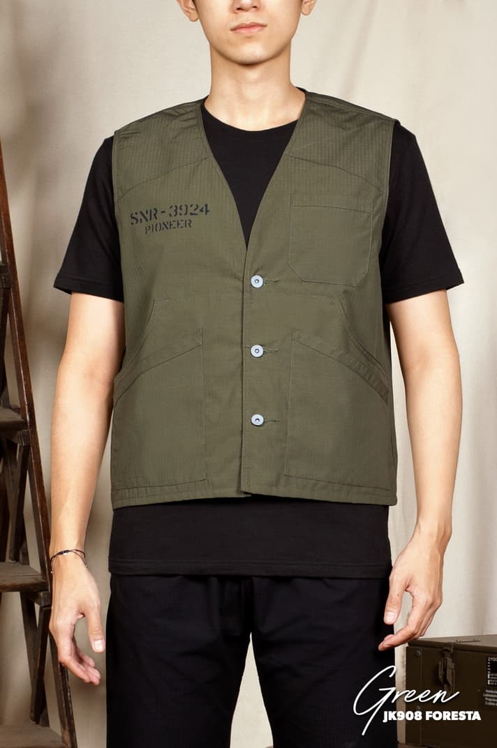 JK908 Foresta Vest (Green)